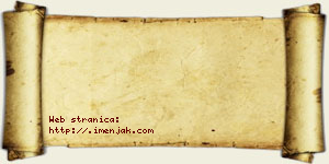 Anđela Perunović vizit kartica